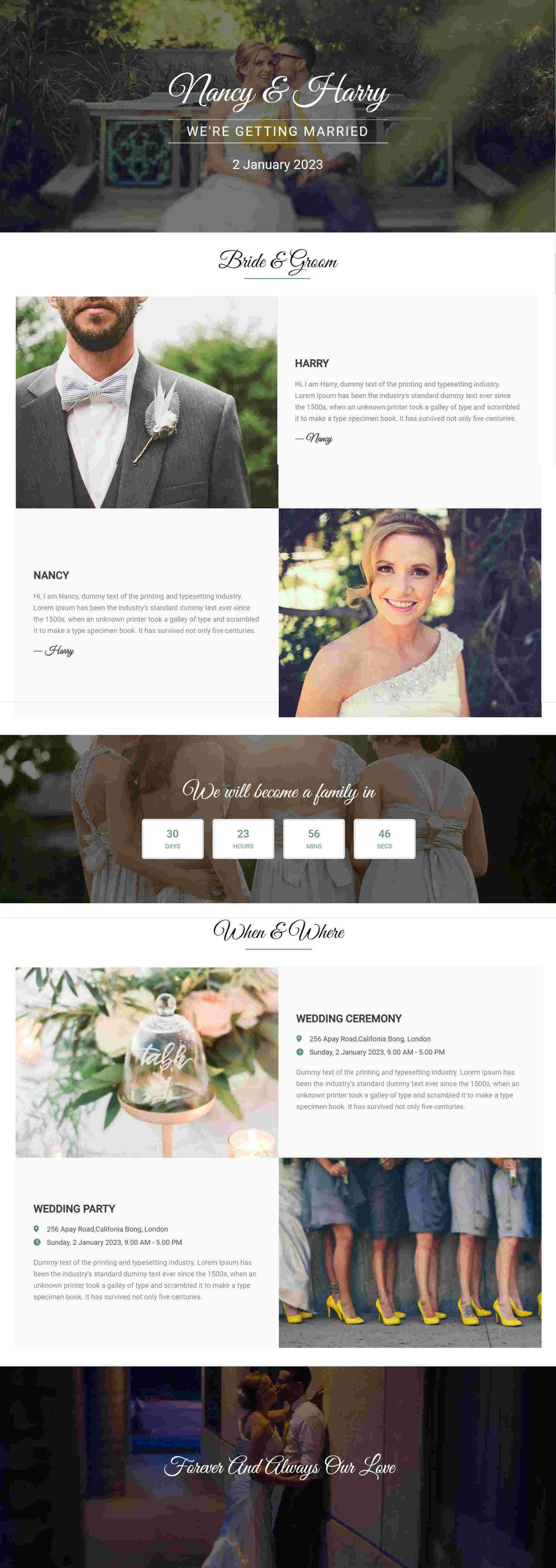 wedding invitation template