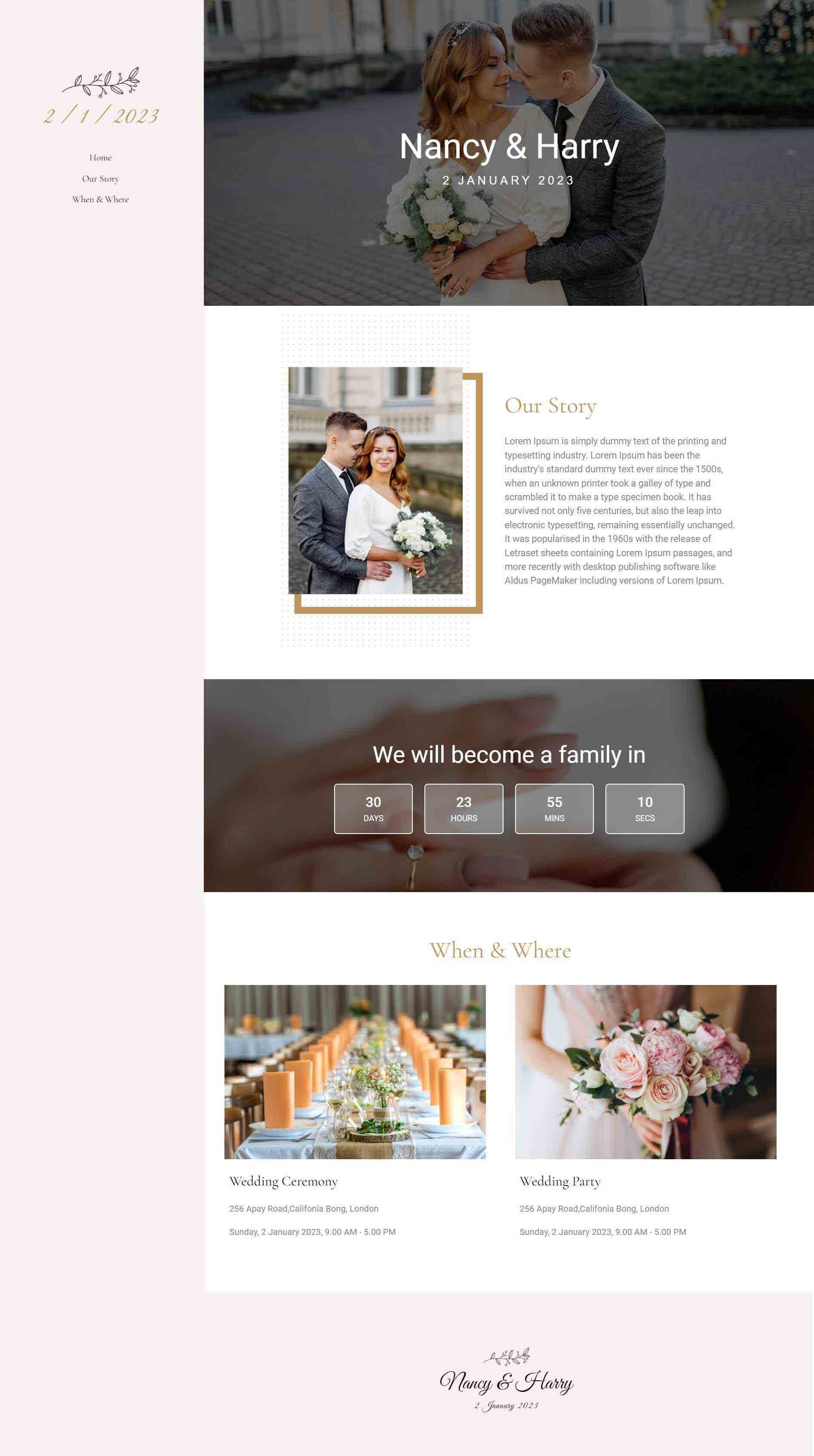 wedding invitation template